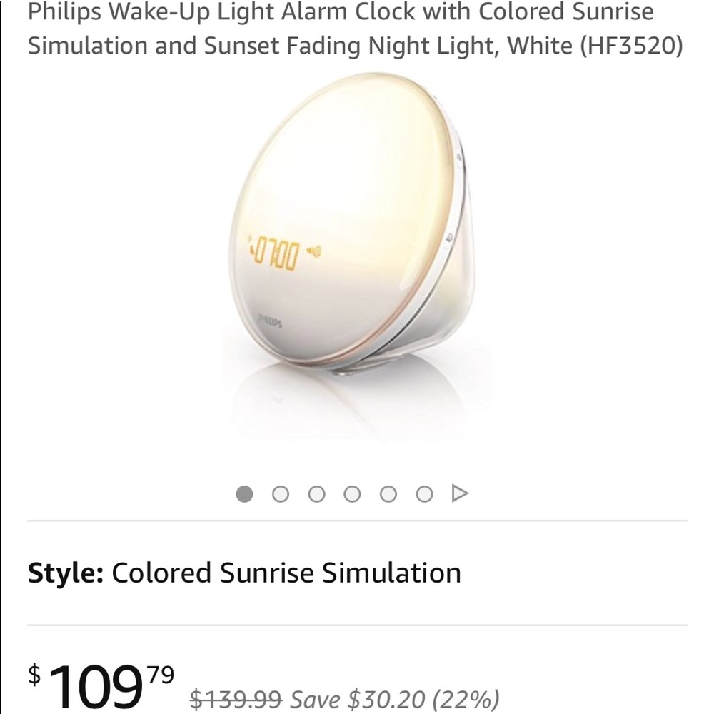 Philips Sun Light Alarm Clock